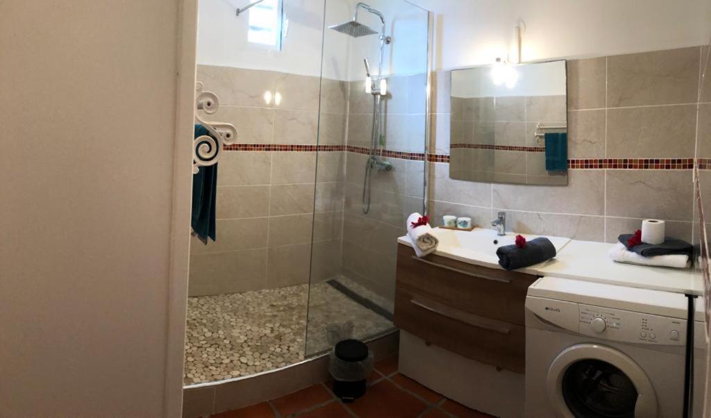 Appartement Rez-De-Chaussee De Villa A 1 Minute De La Plage Сен Франсоа Екстериор снимка